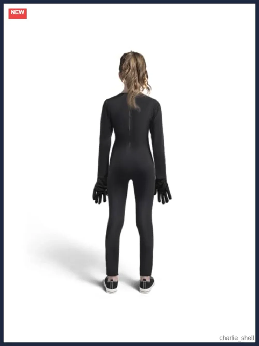 Glow in the Dark Skeleton Jumpsuit Costume with Gloves